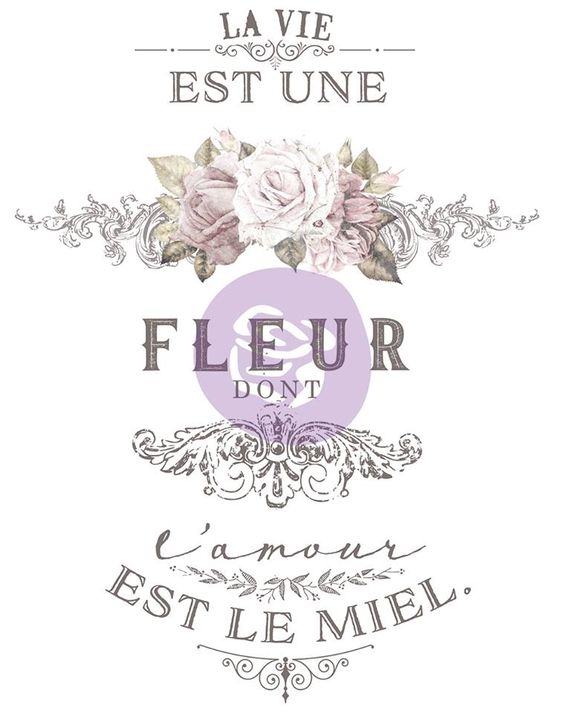 L'amour Est le Miel  - Prima Redesign Transfer