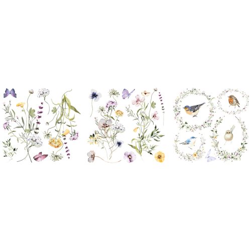 MEADOWS  - 3 Sheets ,  Hokus Pokus Petite Transfer
