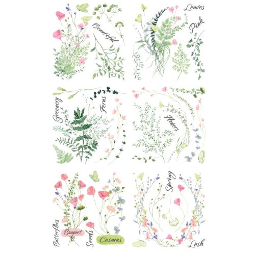 SPRING TIME  – 6 SHEETS,  Hokus Pokus Transfer
