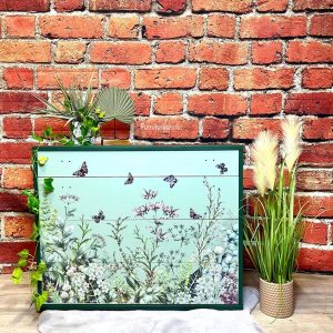 MARVELOUS GARDENS – LARGE CUT INTO 3 SHEETS,  Hokus Pokus Transfer