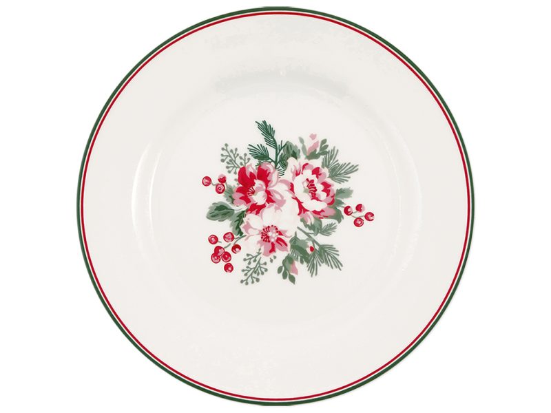 Plate Charline white - Greengate