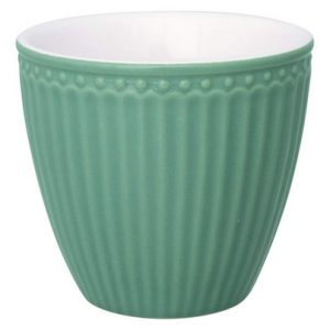 Latte cup Alice Dusty Green - Greengate