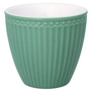 Latte cup Alice Dusty Green - Greengate
