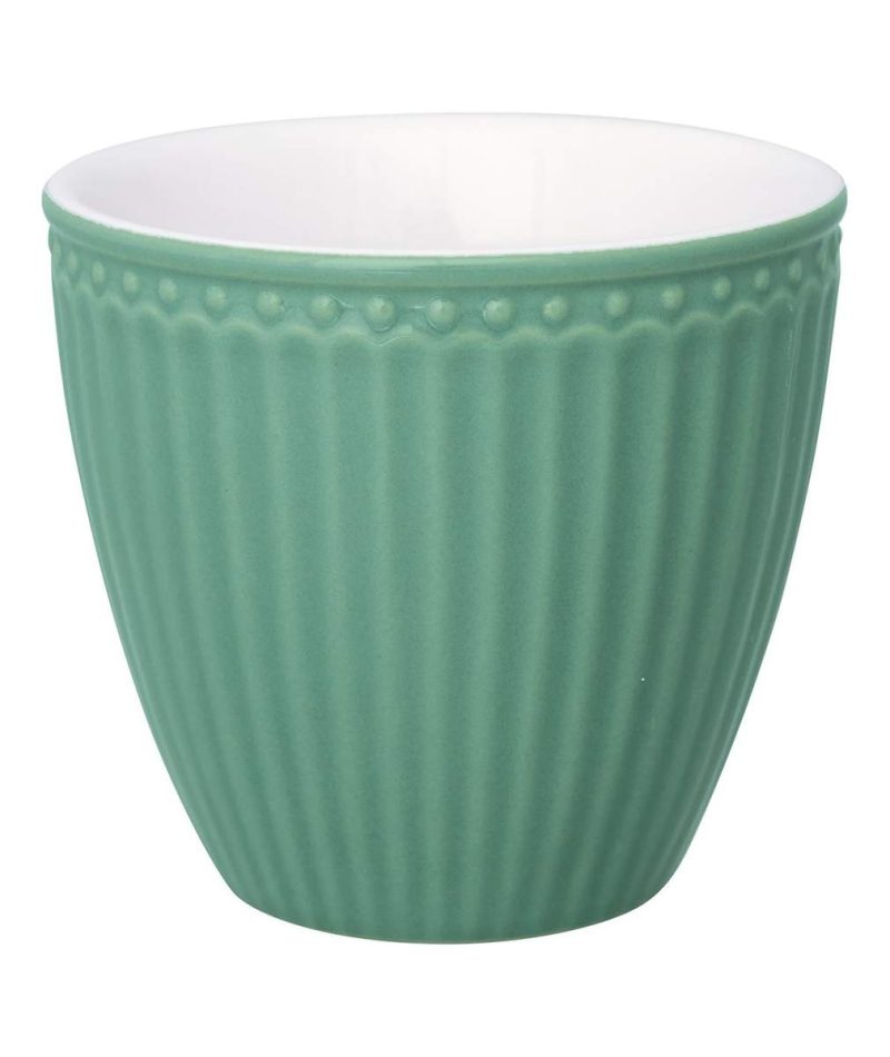 Latte cup Alice Dusty Green - Greengate