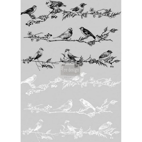 Birds & Berries  - Prima Redesign Transfer