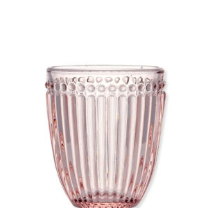 Verre à eau Alice rose pâle Verre à eau Alice rose pâle