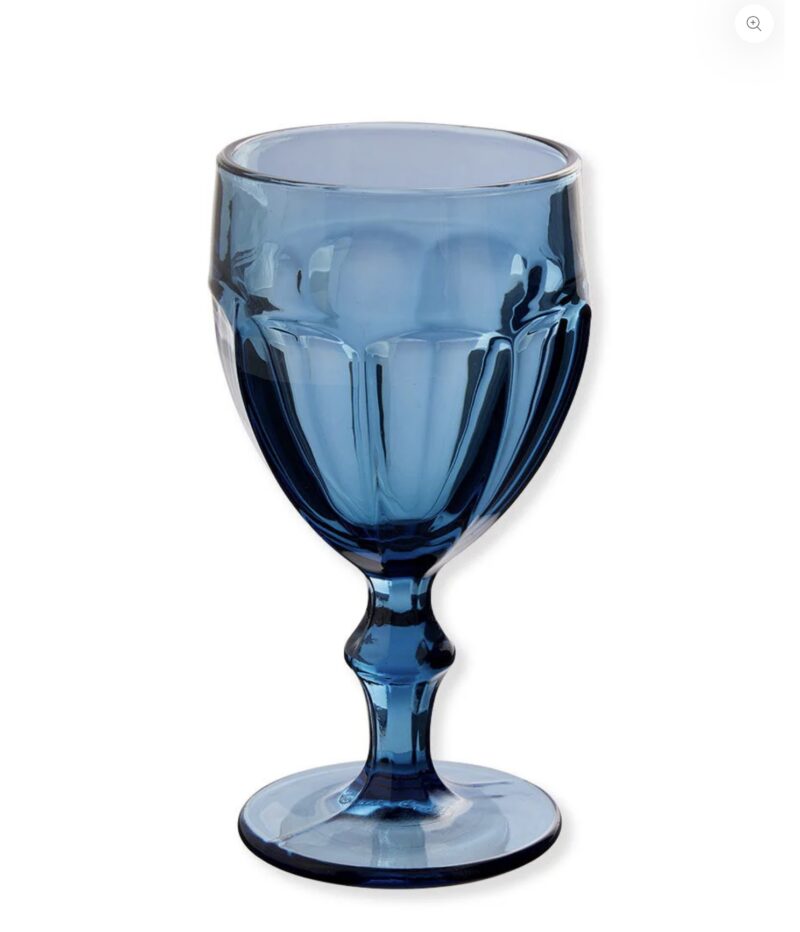 Wine glass dark blue Wine glass dark blue