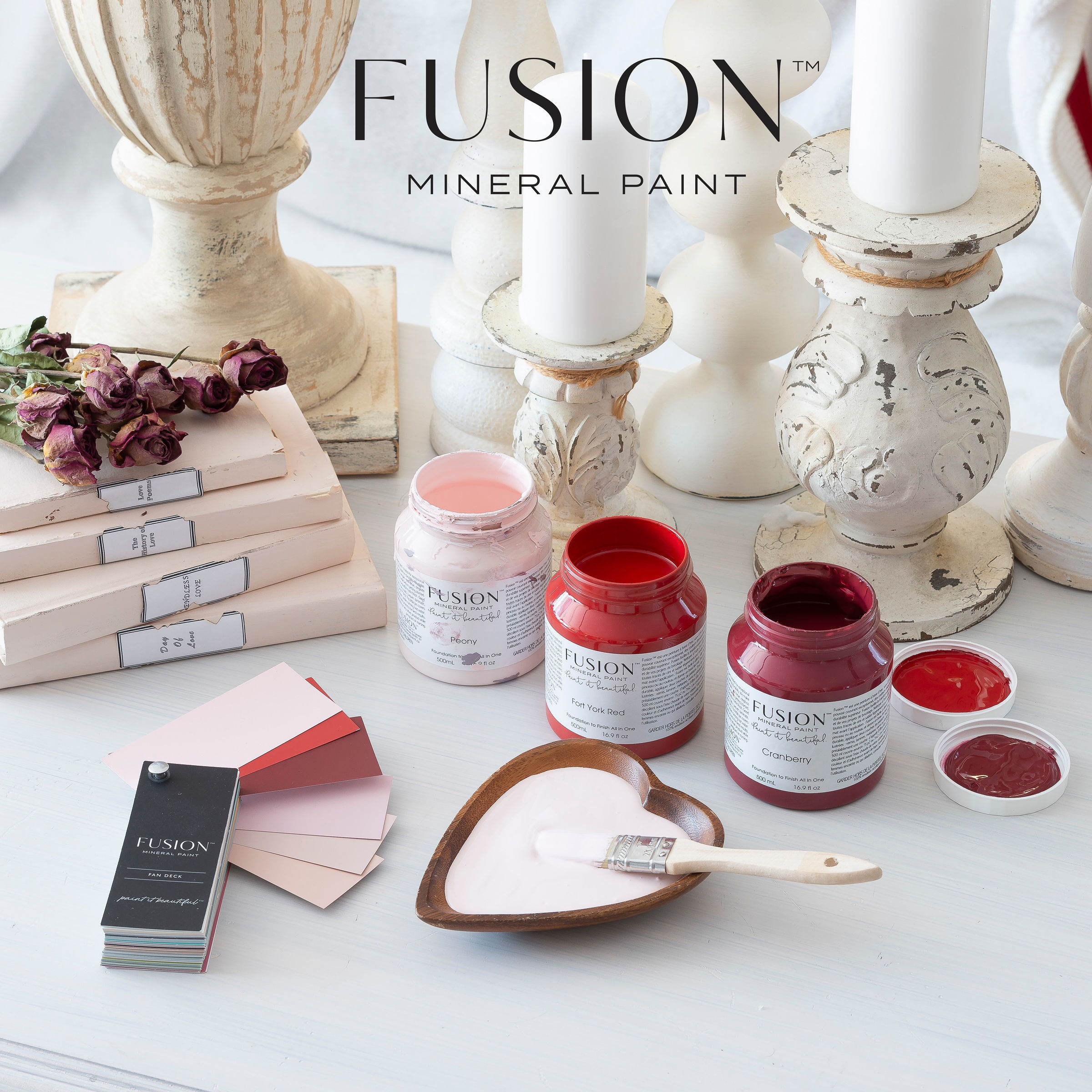 Fusion mineral paint χρώματα για αναπαλαίωση με ωενσωματωμένο βερνικι