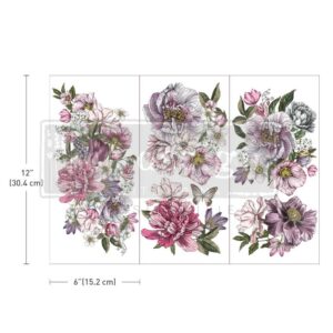 Dreamy Florals- Prima Redesign Transfer