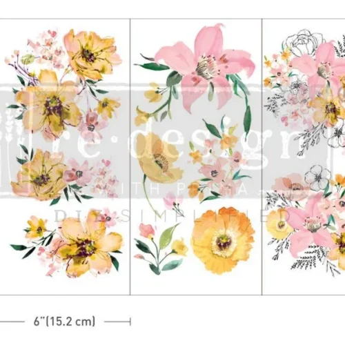 Watercolor Lush- Prima Redesign Transfer