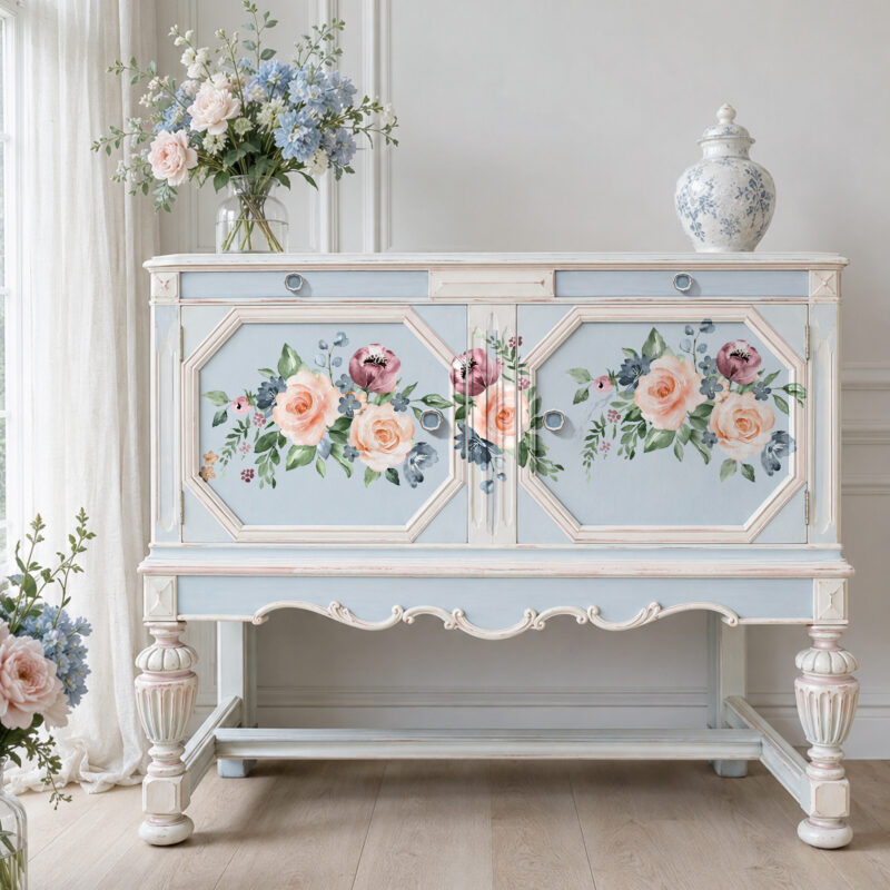 Watercolor Bloom -  Prima Redesign Transfer
