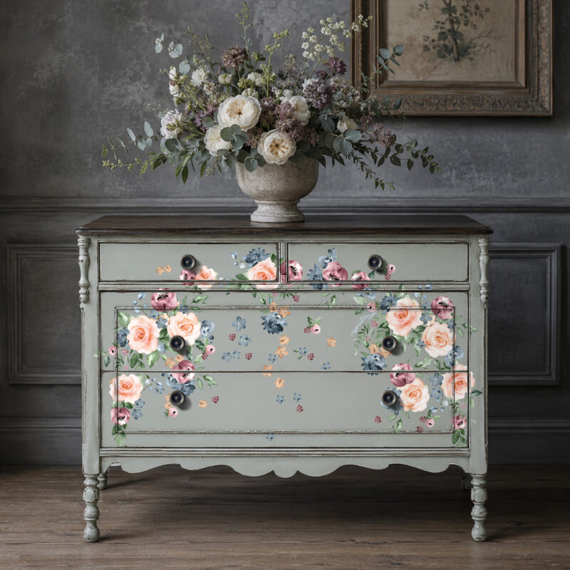 Watercolor Bloom -  Prima Redesign Transfer